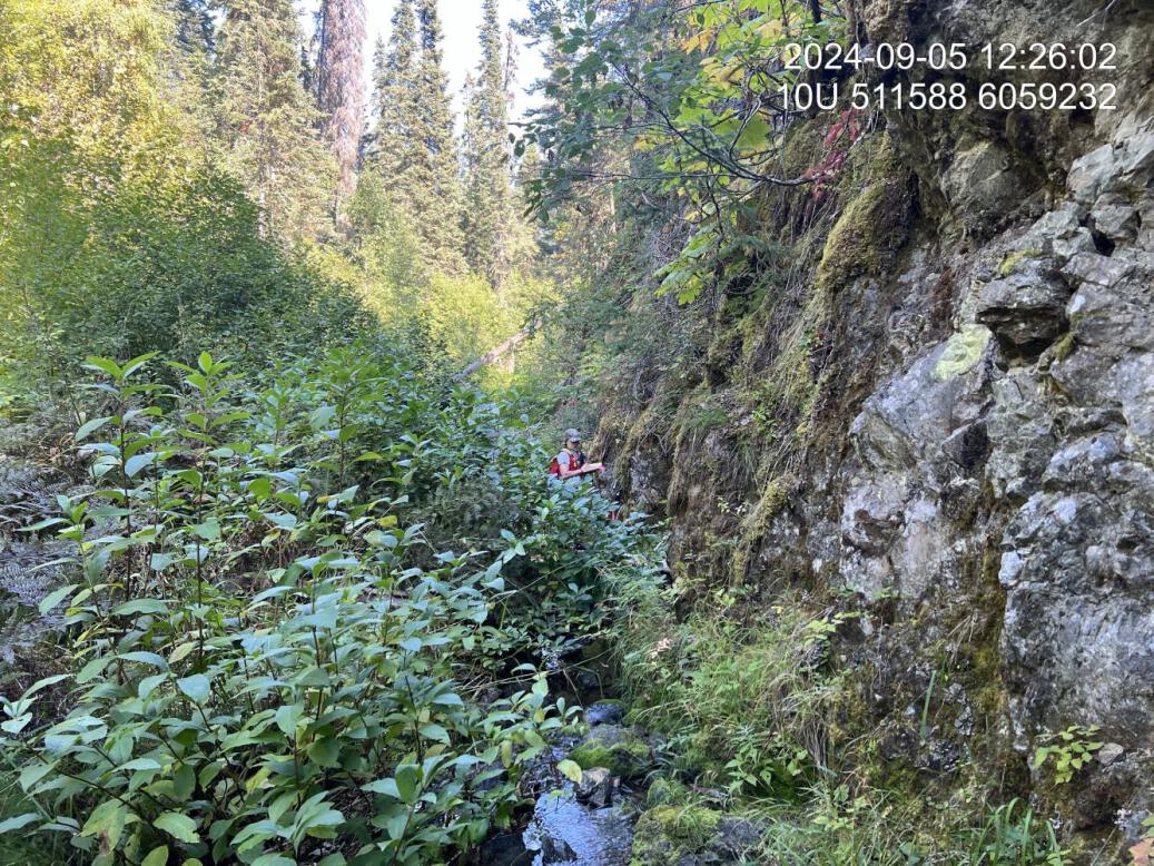 Canyon located approximately 150m upstream of PSCIS crossing 198692.