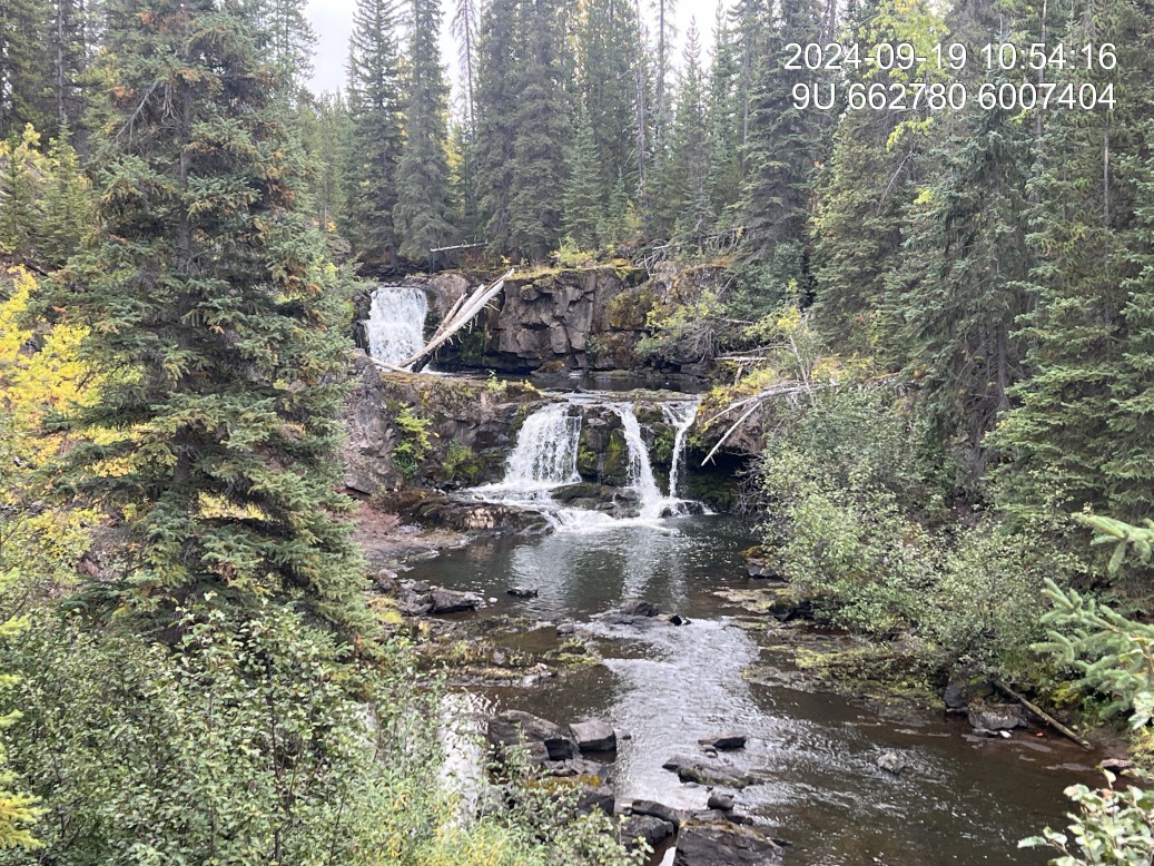 Buck Falls – The third falls consisted of a ~3.5m high sheer drop to bedrock.