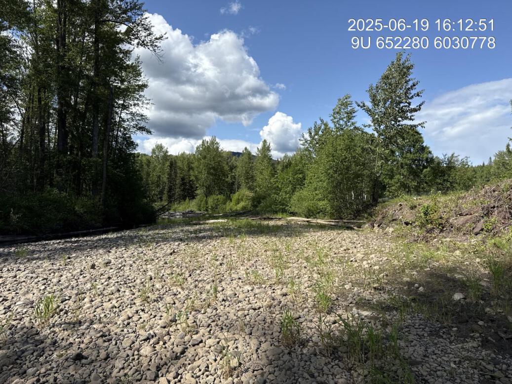 View of downstream end of site